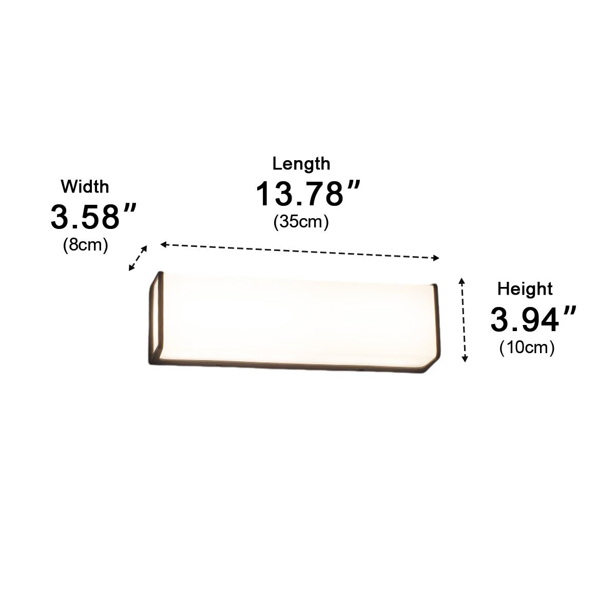 Modern Minimalist Geometric Waterproof Outdoor LED Porch Wall Lights