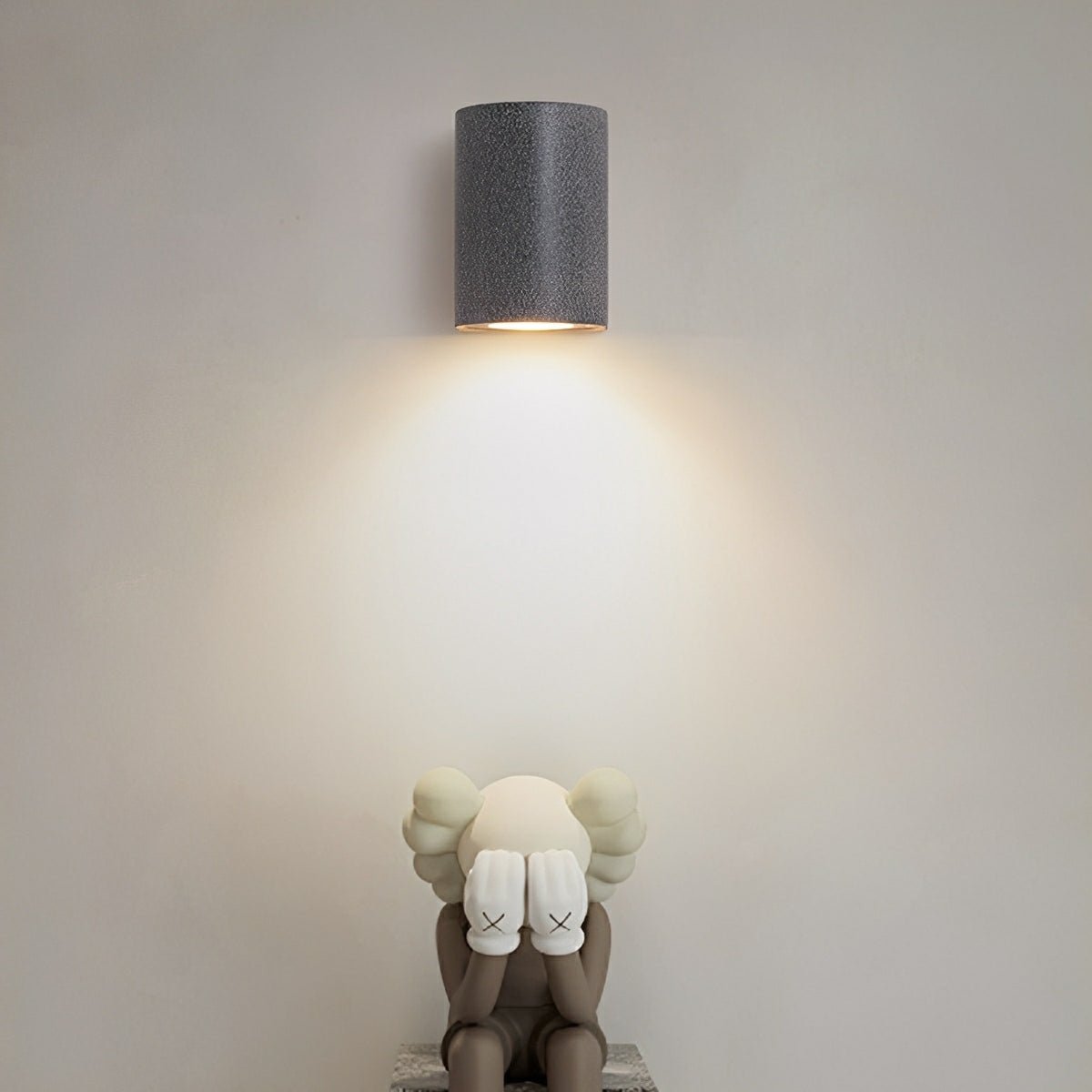 Modern Waterproof Cylinder Concrete LED Outdoor Wall Lights