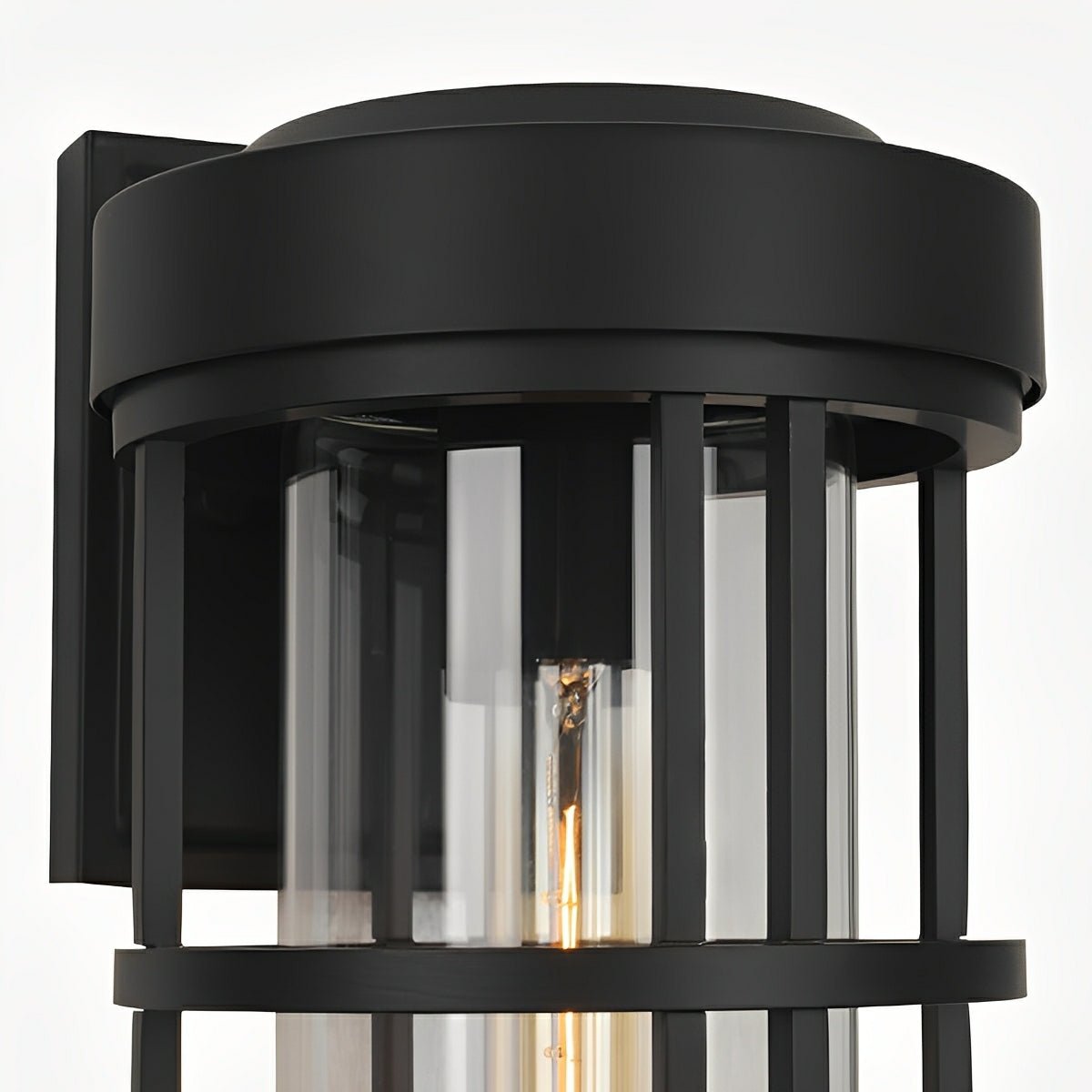 Rustic Modern Cylinder Waterproof Outdoor LED Porch Wall Lights