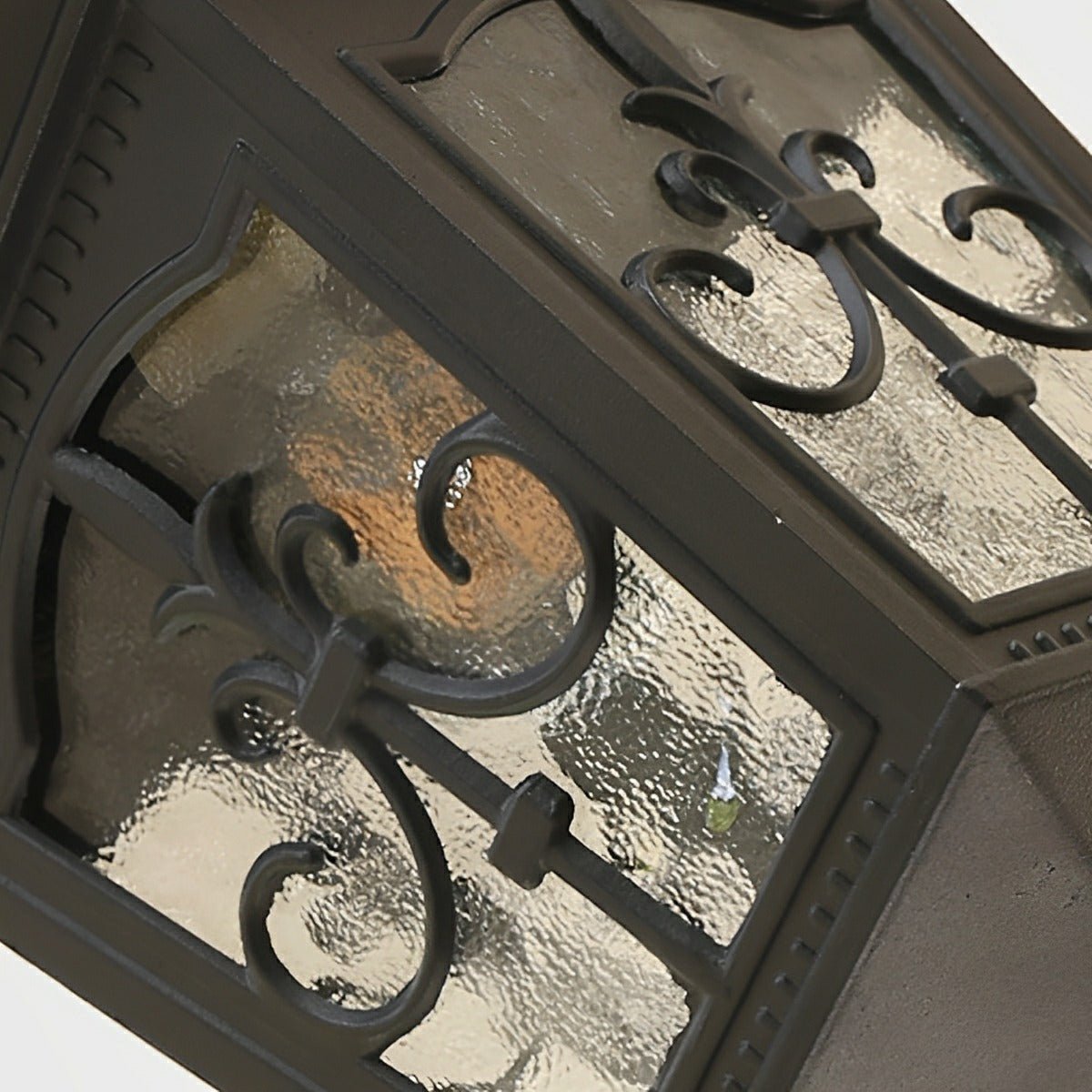 Vintage Rustic Square Arrow flower Waterproof Outdoor LED Lantern Pendant Lights