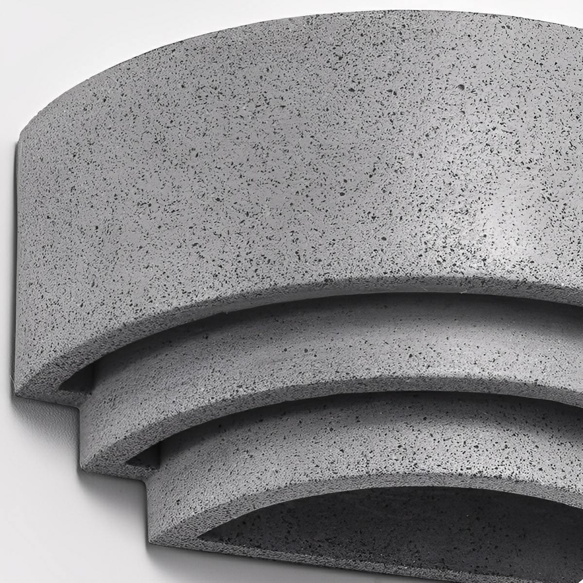 Waterproof Concrete Tiered Up and Down LED Outdoor Wall Lights